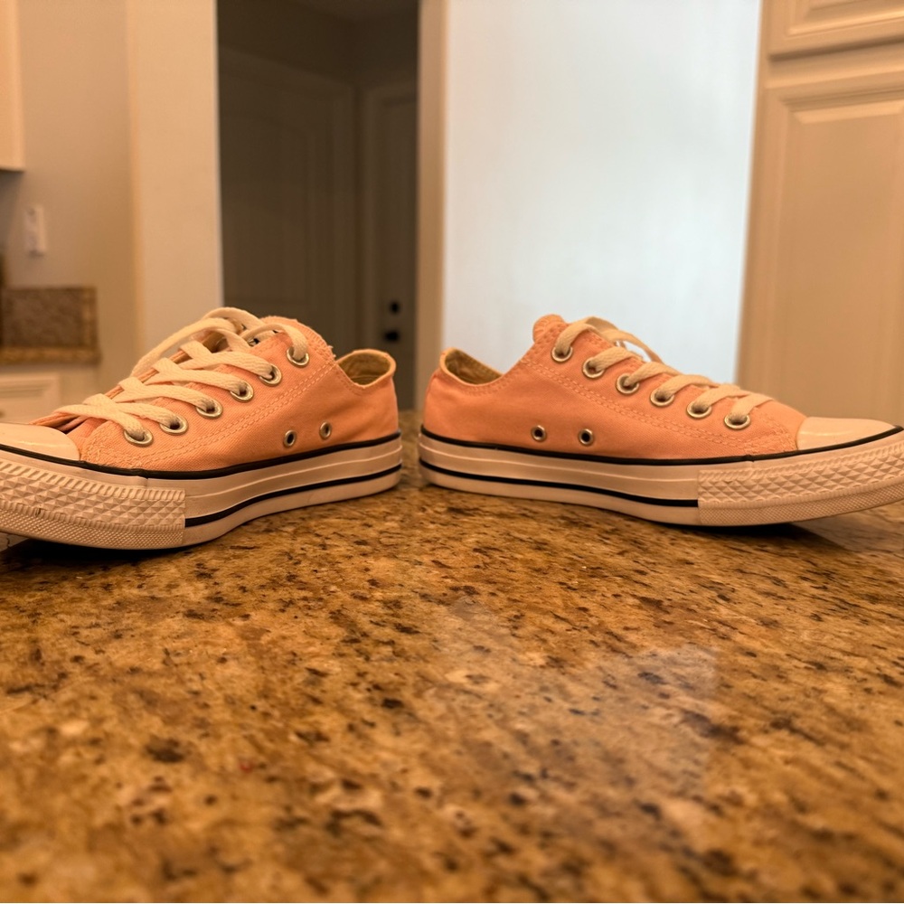 Converse Light Pink Low-Top Sneakers - Picture 3 of 6